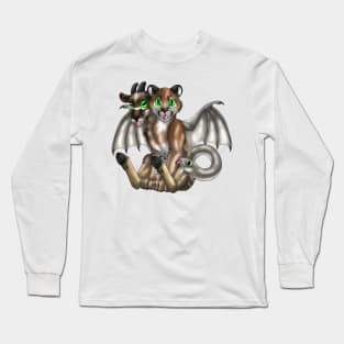 Chimera Cubs: Caracal (Tawny) Long Sleeve T-Shirt